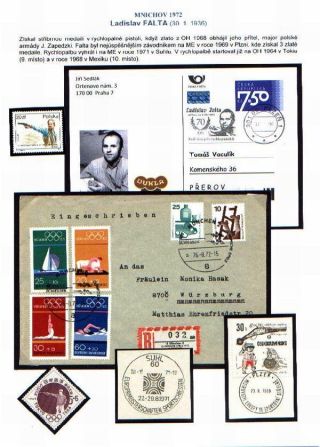 MEDALS OF CZECH AND SLOVAK SHOOTERS AT OLYMPICS 1956-2004 – sheet 5