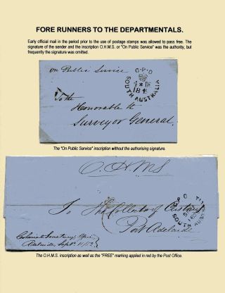 ZNÁMKY JIŽNÍ AUSTRÁLIE 1868-1874 S PŘETISKY PRO ÚŘEDNÍ KORESPONDENCI – list 2