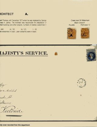 ZNÁMKY JIŽNÍ AUSTRÁLIE 1868-1874 S PŘETISKY PRO ÚŘEDNÍ KORESPONDENCI – list 6