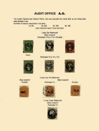 ZNÁMKY JIŽNÍ AUSTRÁLIE 1868-1874 S PŘETISKY PRO ÚŘEDNÍ KORESPONDENCI – list 9
