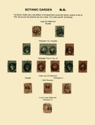 ZNÁMKY JIŽNÍ AUSTRÁLIE 1868-1874 S PŘETISKY PRO ÚŘEDNÍ KORESPONDENCI – list 11