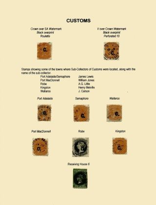 ZNÁMKY JIŽNÍ AUSTRÁLIE 1868-1874 S PŘETISKY PRO ÚŘEDNÍ KORESPONDENCI – list 14