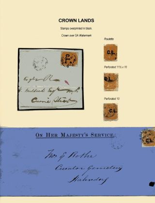 ZNÁMKY JIŽNÍ AUSTRÁLIE 1868-1874 S PŘETISKY PRO ÚŘEDNÍ KORESPONDENCI – list 20