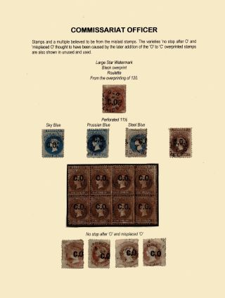 ZNÁMKY JIŽNÍ AUSTRÁLIE 1868-1874 S PŘETISKY PRO ÚŘEDNÍ KORESPONDENCI – list 23