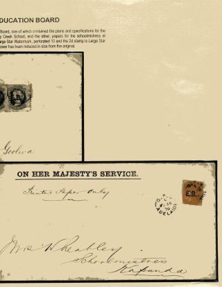 ZNÁMKY JIŽNÍ AUSTRÁLIE 1868-1874 S PŘETISKY PRO ÚŘEDNÍ KORESPONDENCI – list 27