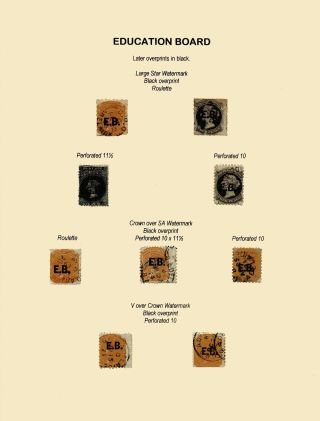ZNÁMKY JIŽNÍ AUSTRÁLIE 1868-1874 S PŘETISKY PRO ÚŘEDNÍ KORESPONDENCI – list 29
