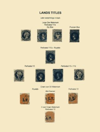 ZNÁMKY JIŽNÍ AUSTRÁLIE 1868-1874 S PŘETISKY PRO ÚŘEDNÍ KORESPONDENCI – list 43