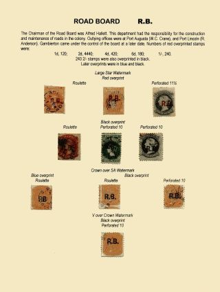 ZNÁMKY JIŽNÍ AUSTRÁLIE 1868-1874 S PŘETISKY PRO ÚŘEDNÍ KORESPONDENCI – list 59
