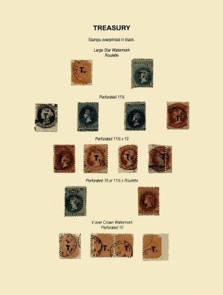ZNÁMKY JIŽNÍ AUSTRÁLIE 1868-1874 S PŘETISKY PRO ÚŘEDNÍ KORESPONDENCI – list 73
