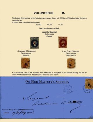 ZNÁMKY JIŽNÍ AUSTRÁLIE 1868-1874 S PŘETISKY PRO ÚŘEDNÍ KORESPONDENCI – list 75