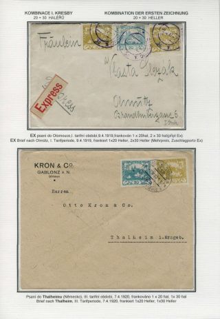 HRADCANY - POSTAL USE OF THE 1st DESIGN – sheet 35