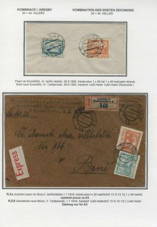HRADCANY - POSTAL USE OF THE 1st DESIGN – sheet 36
