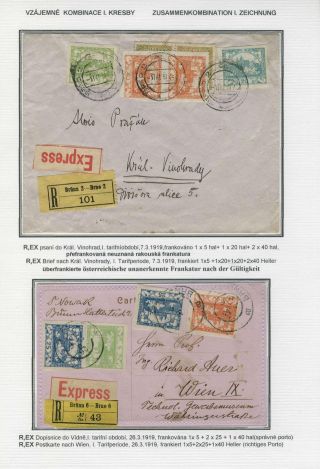 HRADCANY - POSTAL USE OF THE 1st DESIGN – sheet 38
