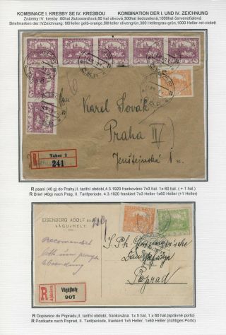 HRADCANY - POSTAL USE OF THE 1st DESIGN – sheet 46
