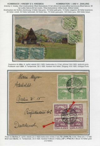 HRADCANY - POSTAL USE OF THE 1st DESIGN – sheet 49