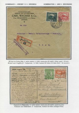 HRADCANY - POSTAL USE OF THE 1st DESIGN – sheet 52