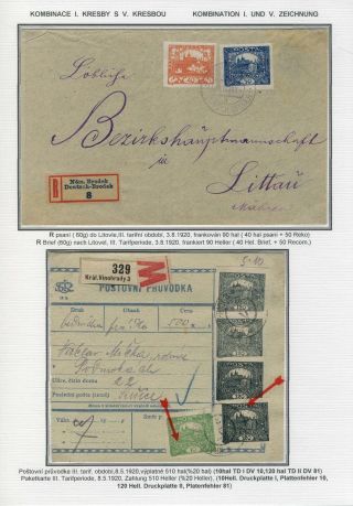 HRADCANY - POSTAL USE OF THE 1st DESIGN – sheet 53