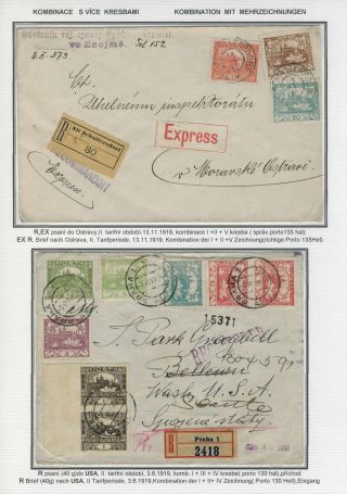 HRADCANY - POSTAL USE OF THE 1st DESIGN – sheet 55