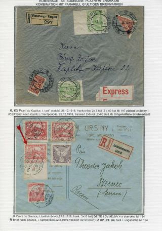 HRADCANY - POSTAL USE OF THE 1st DESIGN – sheet 56