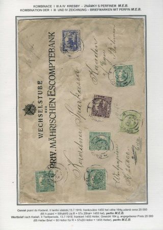 HRADCANY - POSTAL USE OF THE 1st DESIGN – sheet 76