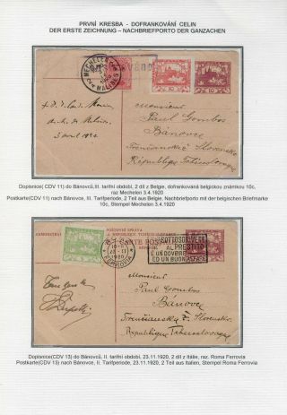 HRADCANY - POSTAL USE OF THE 1st DESIGN – sheet 80
