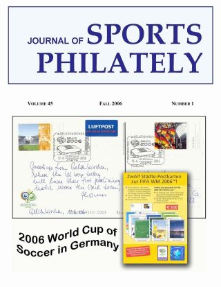 ČASOPIS SPORTOVNÍ FILATELIE – list 1