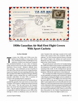 ČASOPIS SPORTOVNÍ FILATELIE – list 14