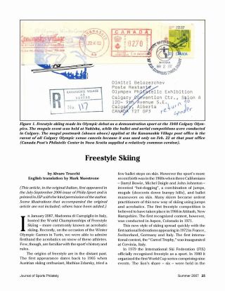ČASOPIS SPORTOVNÍ FILATELIE – list 16