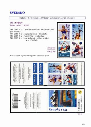 ÜBERSICHT VON MARKEN ZUM XXVII. OLYMPISCHEN SPIELEN SYDNEY 2000 – Blatt 14