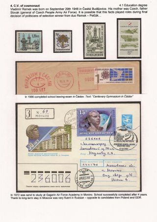 THE CZECHOSLOVAK COSMONAUT – sheet 14