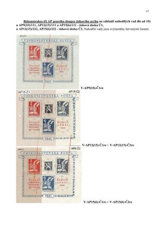 KOŠICE MINIATURE SHEET - STUDY – sheet 65