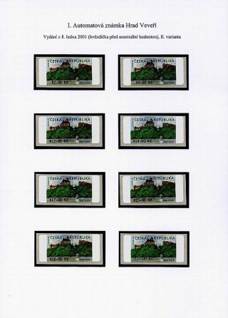 CASTLE VEVEŘÍ VARIABLE RATE STAMP – sheet 12