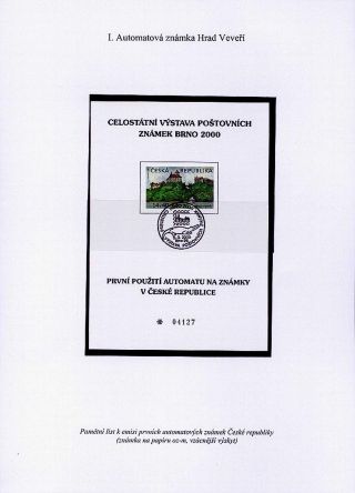 CASTLE VEVEŘÍ VARIABLE RATE STAMP – sheet 13