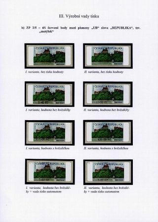 CASTLE VEVEŘÍ VARIABLE RATE STAMP – sheet 22