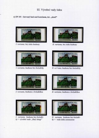 CASTLE VEVEŘÍ VARIABLE RATE STAMP – sheet 23