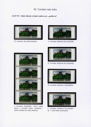 CASTLE VEVEŘÍ VARIABLE RATE STAMP – sheet 24
