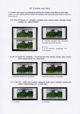 CASTLE VEVEŘÍ VARIABLE RATE STAMP – sheet 26