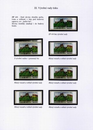 CASTLE VEVEŘÍ VARIABLE RATE STAMP – sheet 29