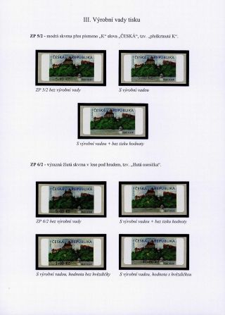 CASTLE VEVEŘÍ VARIABLE RATE STAMP – sheet 33