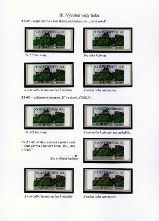 CASTLE VEVEŘÍ VARIABLE RATE STAMP – sheet 34
