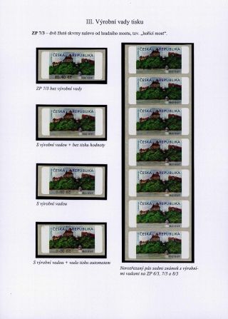 CASTLE VEVEŘÍ VARIABLE RATE STAMP – sheet 35