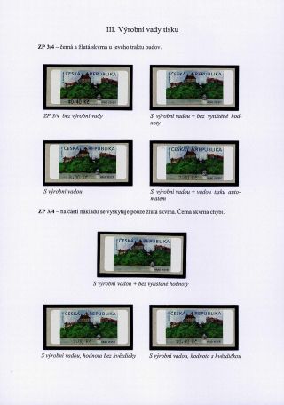 CASTLE VEVEŘÍ VARIABLE RATE STAMP – sheet 37