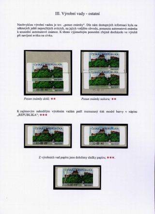 CASTLE VEVEŘÍ VARIABLE RATE STAMP – sheet 45
