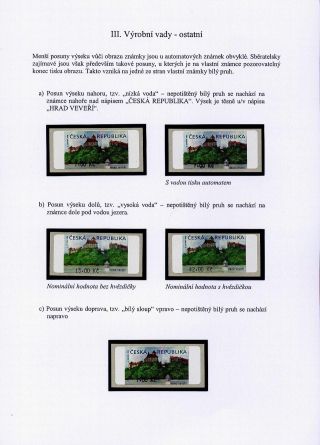 CASTLE VEVEŘÍ VARIABLE RATE STAMP – sheet 46