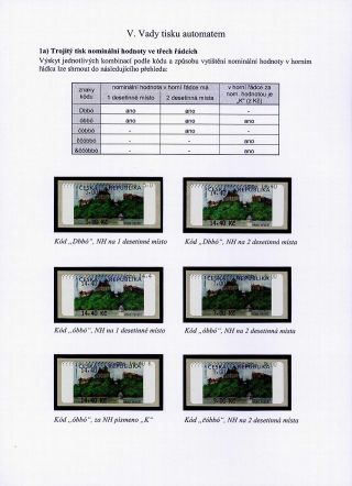 CASTLE VEVEŘÍ VARIABLE RATE STAMP – sheet 51