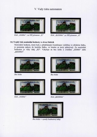 CASTLE VEVEŘÍ VARIABLE RATE STAMP – sheet 52