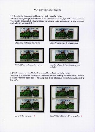 CASTLE VEVEŘÍ VARIABLE RATE STAMP – sheet 55