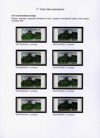 CASTLE VEVEŘÍ VARIABLE RATE STAMP – sheet 56