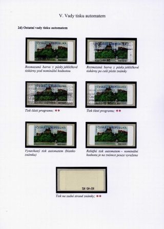 CASTLE VEVEŘÍ VARIABLE RATE STAMP – sheet 62