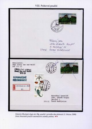 CASTLE VEVEŘÍ VARIABLE RATE STAMP – sheet 65